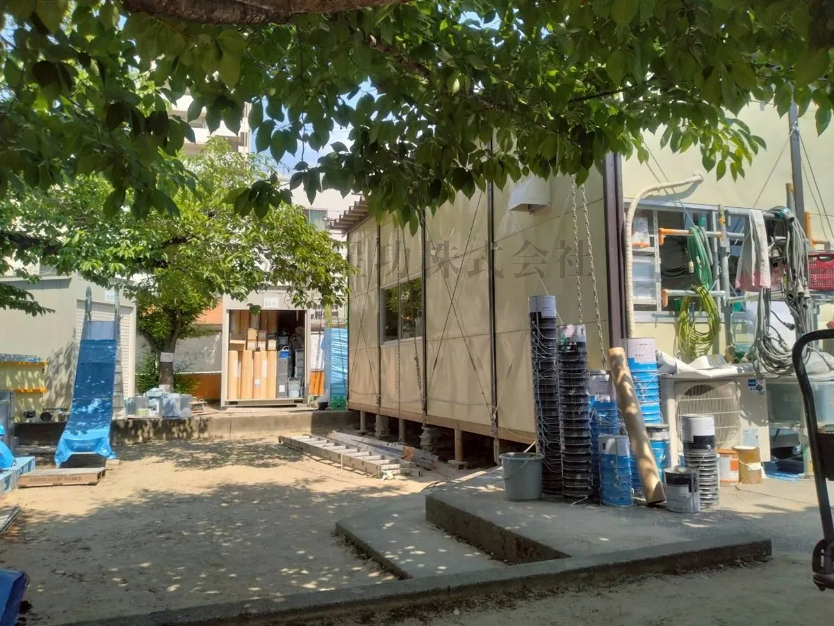【マンション大規模修繕工事】暑さに負けずがんばっています!