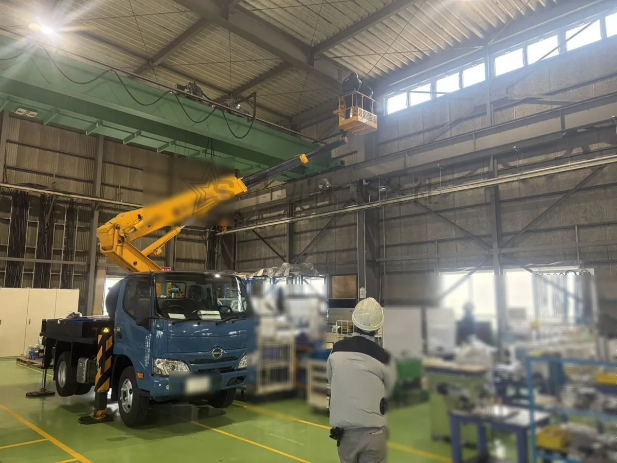 工場の暑さ対策に!遮熱塗料「アドクールAQUA」施工前の温度測定を設置